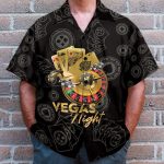Vegas Night In Casino Men'S Button'S Up Shirts Hawaiian Shirt