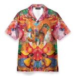Abstract Colorful Art Of Elephant India Style Hawaiian Shirt