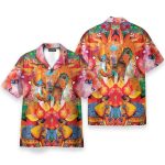Abstract Colorful Art Of Elephant India Style Hawaiian Shirt