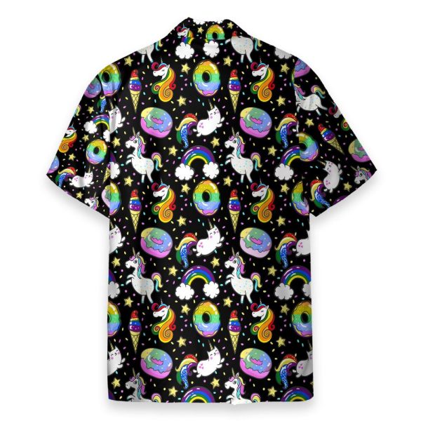 Life Is Better With Unicorn And Donuts Hawaiian Shirt
