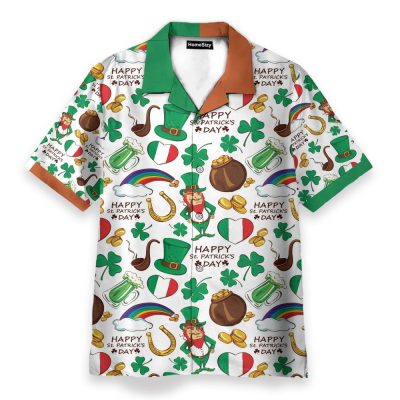 Happy Irish Saint Patrick'S Day Hawaiian Shirt