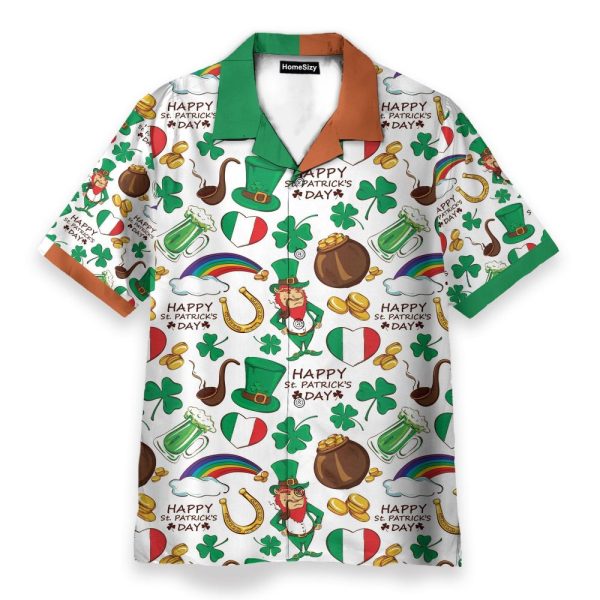 Happy Irish Saint Patrick'S Day Hawaiian Shirt