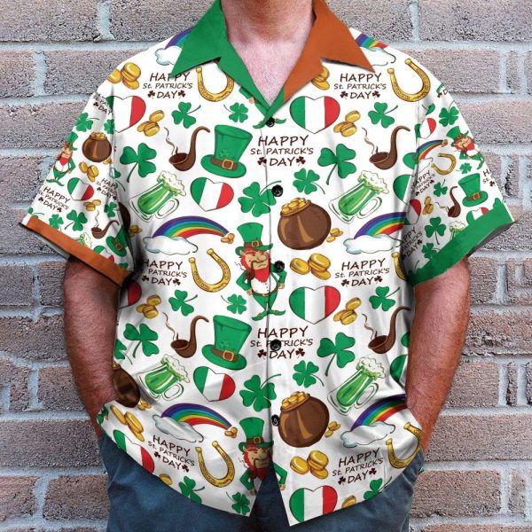 Happy Irish Saint Patrick'S Day Hawaiian Shirt