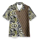 Bitcoin Doodle Funky Pattern Hawaiian Shirt & Beach Shorts