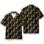 Cryptocurrency Bitcoin Miner Men'S Button'S Up Shirts Hawaiian Shirt & Beach Shorts