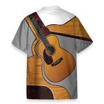 Classic Guitar Men'S Button'S Up Shirts Hawaiian Shirt