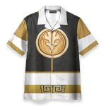 Mighty Morphin Power Rangers Movie White Cosplay Costume Hawaiian Shirt