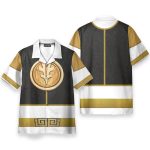 Mighty Morphin Power Rangers Movie White Cosplay Costume Hawaiian Shirt