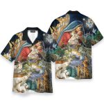 Jesus Christmas Men'S Button'S Up Shirts Hawaiian Shirt