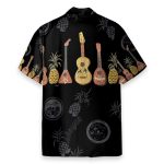 Ukulele And Pineapple Music Frame Pattern Hawaiian Shirt