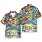 Frogs And Magic Mushrooms Hippie Hawaiian Shirt