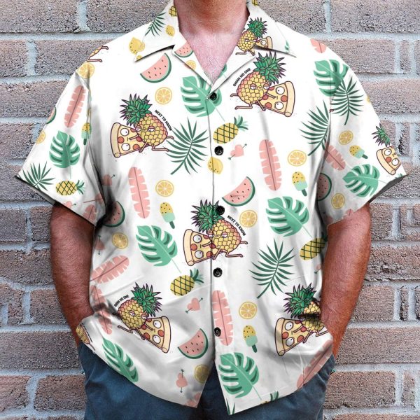 Fuuny Food Pizza Pineapple Need To Know Hawaiian Shirt & Beach Shorts