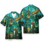 Amazing Scuba Diving Don'T Fear Death Fear Hawaiian Shirt