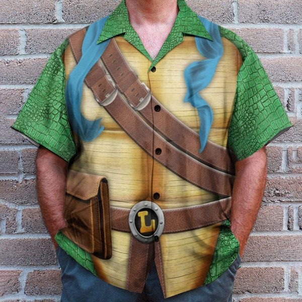 Leonardo Teenage Mutant Ninja Turtles Movie Cosplay Costume Hawaiian Shirt