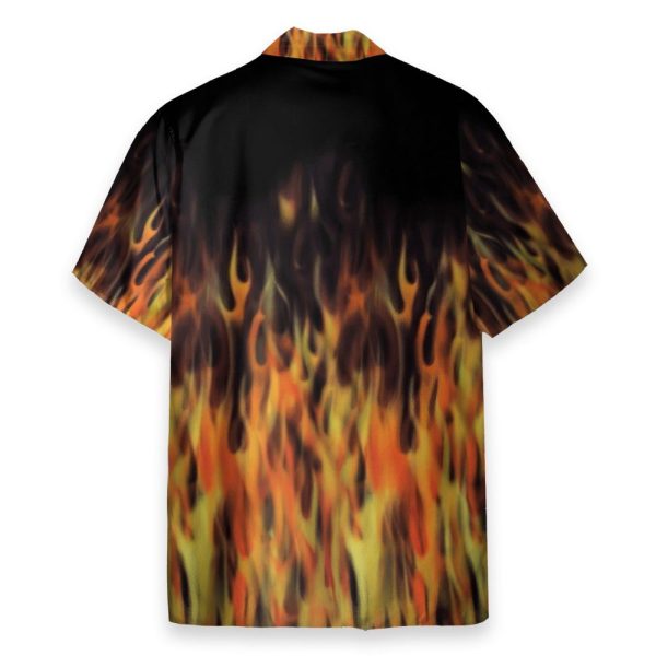 Hot Rod Flame Bowling Hawaiian Shirt & Beach Shorts