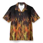Hot Rod Flame Bowling Hawaiian Shirt & Beach Shorts