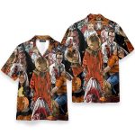 Halloween Is Coming Cosplay Costume- Hawaiian Shirt Beach Short