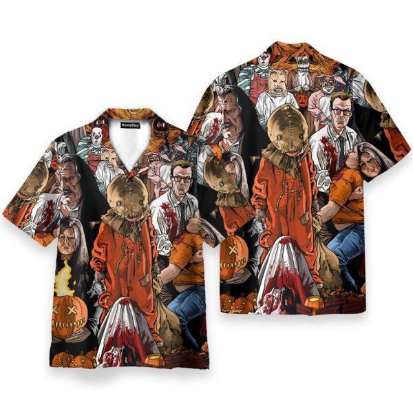 Halloween Is Coming Cosplay Costume- Hawaiian Shirt Beach Short