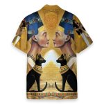 King And Black Cat Egypt Hawaiian Shirt