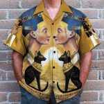 King And Black Cat Egypt Hawaiian Shirt