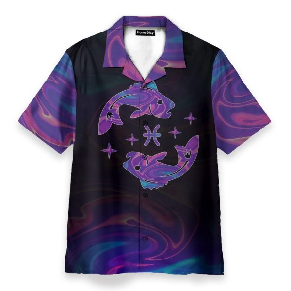Amazing Pisces Horoscope Funny Button'S Up Shirts Hawaiian Shirt