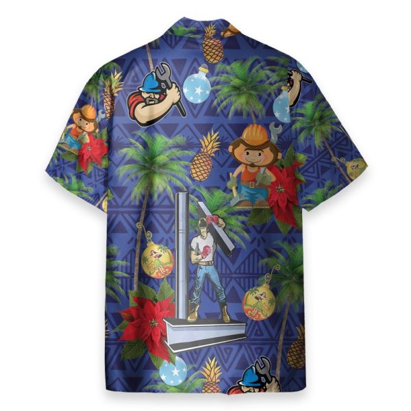 Ironworker Proud Men'S Button'S Up Shirts Hawaiian Shirt