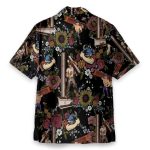 Ironworker Tropical Flowers Pattern Hawaiian Shirt