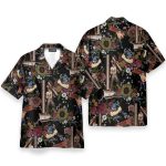 Ironworker Tropical Flowers Pattern Hawaiian Shirt