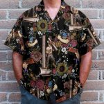 Ironworker Tropical Flowers Pattern Hawaiian Shirt