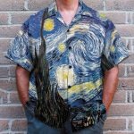 Starry Night Summer Beach Hawaiian Shirt