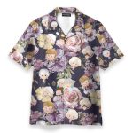 Golden Girl Tropical Flowers Pattern Hawaiian Shirt