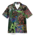 Hippie Bigfoot, Keep It Wild And Free Hawaiian Shirt