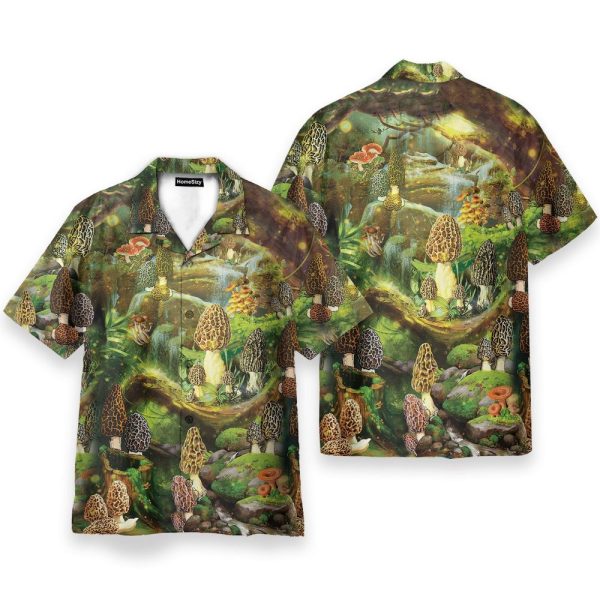 You Can Trust Me I Have Good Morels Mushroom Hawaiian Shirt