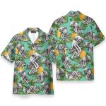 Octopus With Pineapple Summer Hawaiian Shirt & Beach Shorts