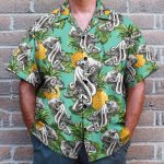 Octopus With Pineapple Summer Hawaiian Shirt & Beach Shorts