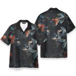 Flower Cardinal Panther Hawaiian Shirt