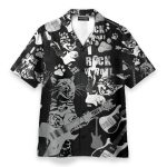 Rock N Roll Cats Make A Statement Hawaiian Shirt
