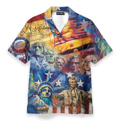 My Patriotic Heart Beats 4Th July Idependence Day Hawaiian Shirt