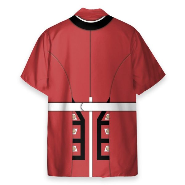 Queen'S Guard Cosplay Costume Hawaiian Shirt & Beach Shorts