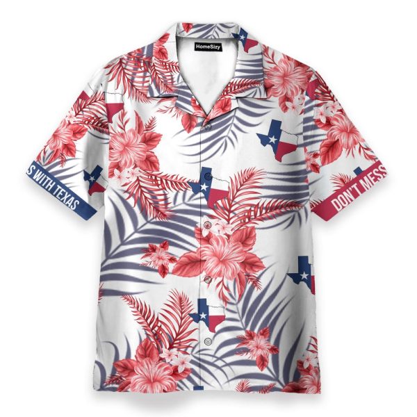 Don'T Mess With Texas Proud Bluebonnet Hawaiian Shirt