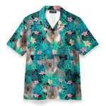 Koala In Tropical Green Leaves Hawaiian Shirt
