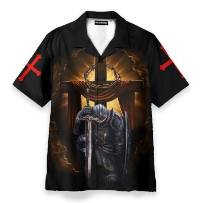 A Child Of God A Man Of Faith A Warrrior Of Christ Jesus Hawaiian Shirt