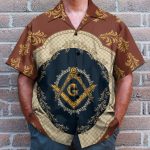 Masonic Men'S Button'S Up Shirts Hawaiian Shirt