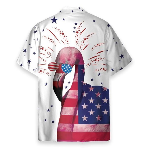 Flamingo 4Th July Idependence Day Hawaiian Shirt