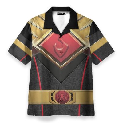 Mighty Morphin Power Rangers Lord Movie Drakkon Evo Iii Cosplay Costume Hawaiian Shirt