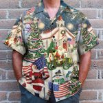 Patriotism American On Christmas Hawaiian Shirt