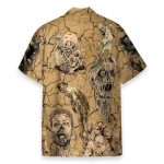 Amazing Zombies Desert Men'S Button'S Up Shirts Hawaiian Shirt