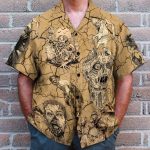 Amazing Zombies Desert Men'S Button'S Up Shirts Hawaiian Shirt