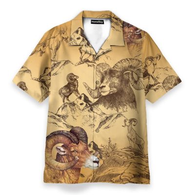 Who Is Black Sheep Men'S Button'S Up Shirts Hawaiian Shirt & Beach Shorts