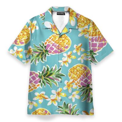 Amazing Pineapple Funny Button'S Up Shirts Hawaiian Shirt & Beach Shorts